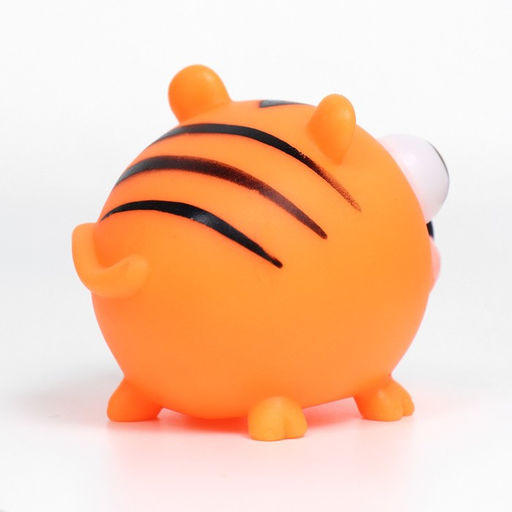 Игрушка для собак Тигр 12 см, оранжевая - Пижон фото 3