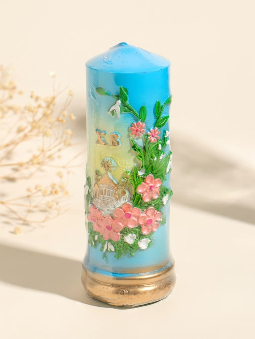 Свеча декоративная Пасхальный столбик, 6?15.5 см, 250 г