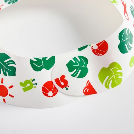 Нагрудник для кормления Крошка Я непромокаемый на липучке, цвет зеленый  фото 2