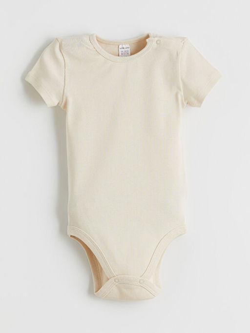 Bisiklet Yaka Erkek Bebek ??t??tl? Bodysuit 3l?