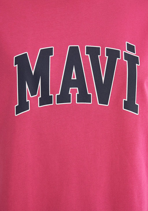 Mavi Logo Bask?l? Pembe Tisort  фото 6