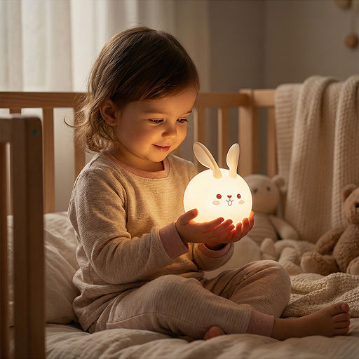 Ночник "Зайчик-огонёк" в коробке