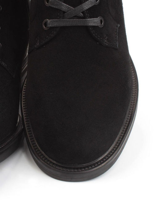 04-M3-1493 BLACK Ботинки зимние женские (натуральная замша, натуральный мех) - Фабричный китай фото 14