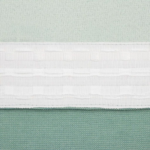 Штора портьерная Этель "Структурная", цвет светло-зеленый, на шторной ленте 130*300 см,100% п/э