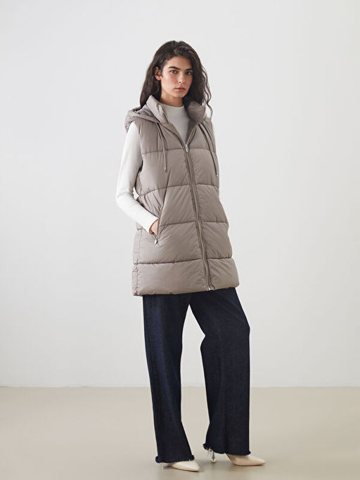 Kap??onlu Kad?n ?i?me Yelek