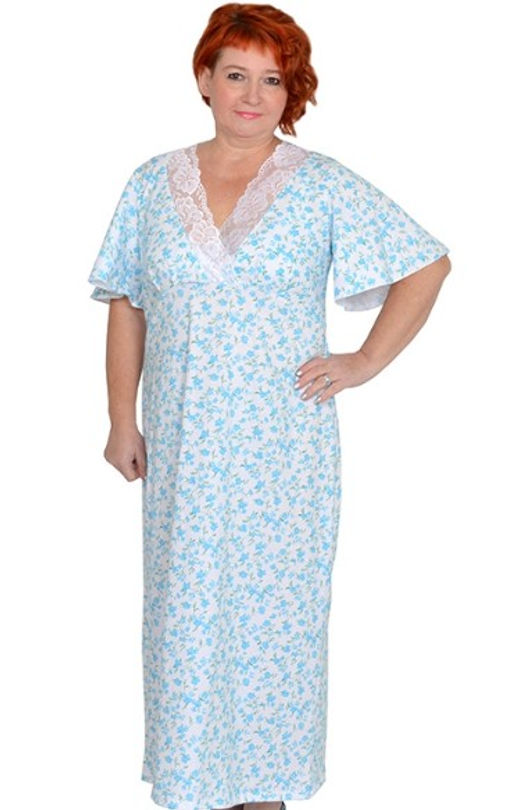 Ночная сорочка Модель №1153 размеры 44-84 - Plus moda фото 4