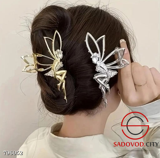 Металлическая заколка-краб для волос - Bruno фото 2