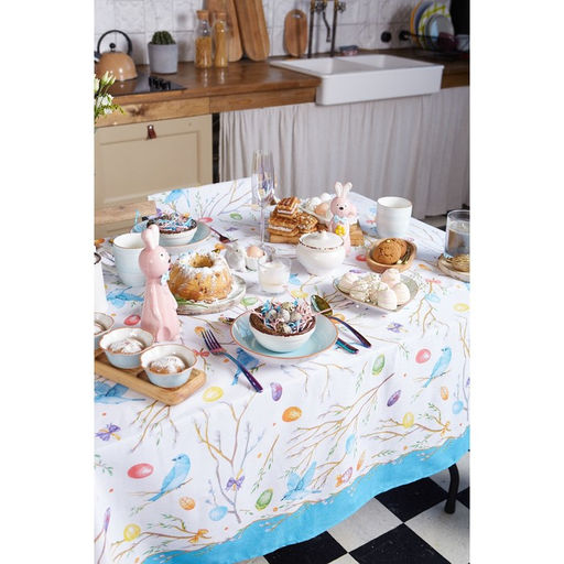 Скатерть Доляна Happy Easter 220х144 см  фото 24