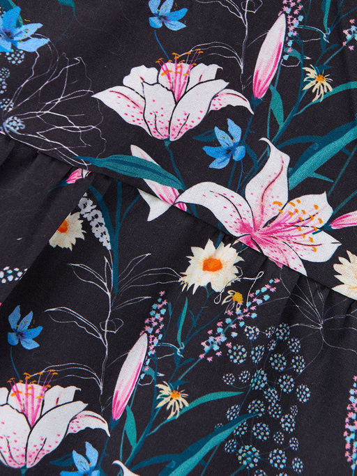 Платье UD 7665 тропич цветы - Mini maxi фото 3