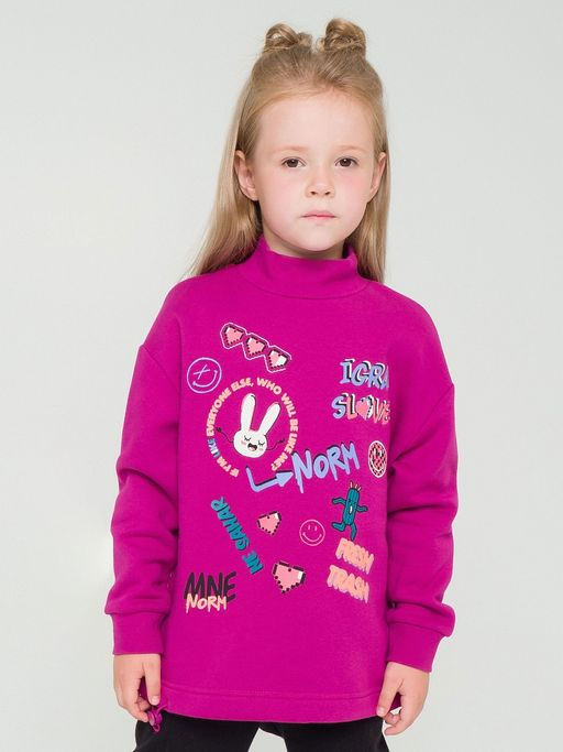 PELICAN, толстовка для девочек, Малиновый