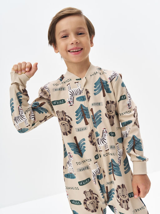 Комбинезон для сна для мальчика Сафари - Kogankids фото 18