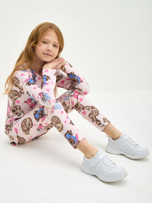 Леггинсы для девочки с принтом - Kogankids фото 16