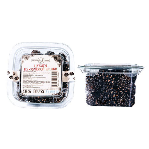 Цукаты из сосновой шишки, 150г (пластик) - Таeжный Тайник фото 2