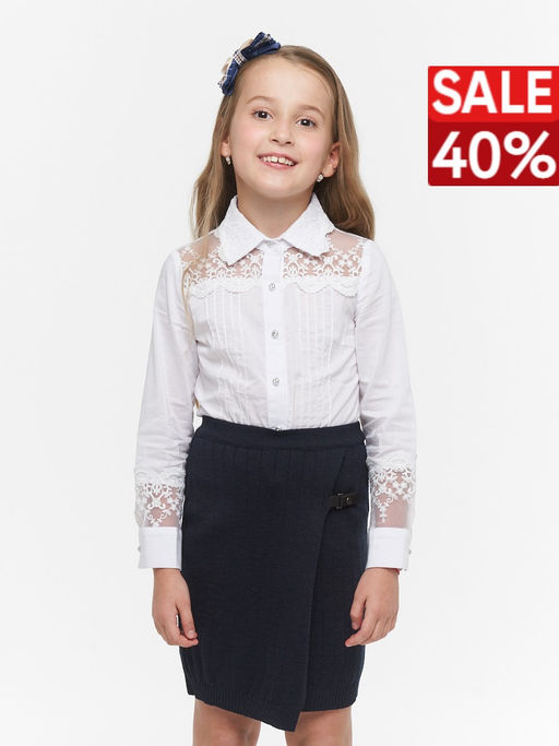 Юбка для девочек 183-7118 - Vay kids школа фото 2