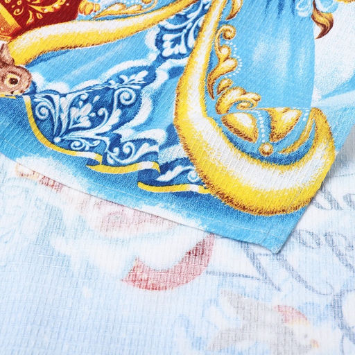 Набор новогодних полотенец Доляна С новым годом 35х60см-3штуки,100% хлопок, вафельное полотно 162г/м2 фото 4