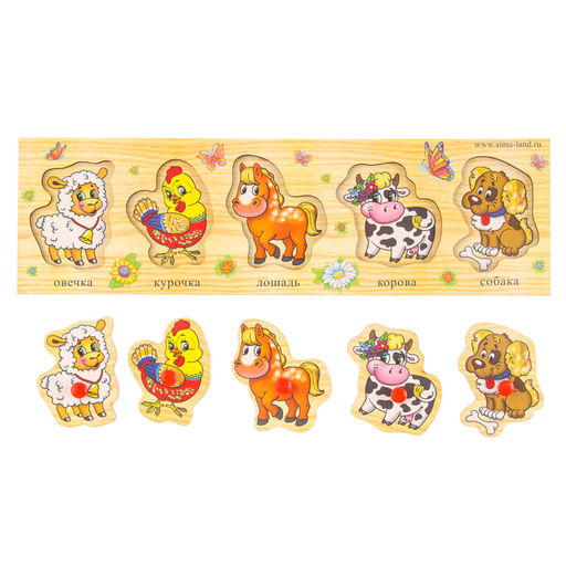 Рамка - вкладыш малая Моя ферма - Лесная мастерская фото 6