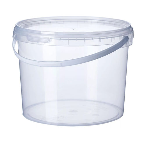 Ведро 2,25л с крышкой прозрачное Х4679602, Емкости Партнер