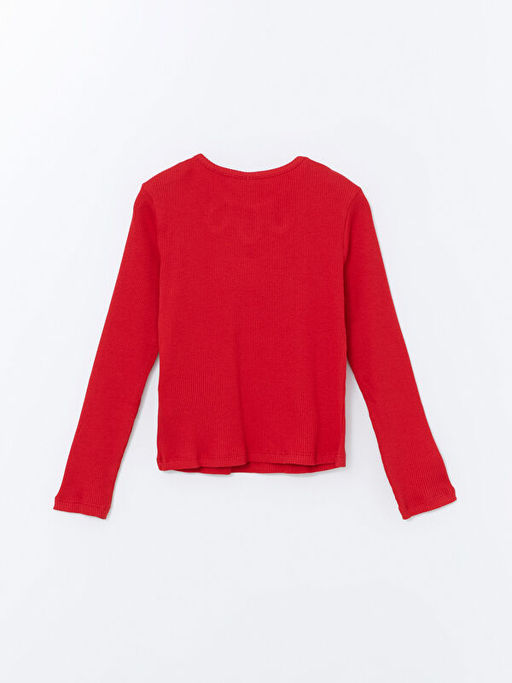 Bisiklet Yaka K?z ?ocuk Ti??rt - Waikiki фото 3