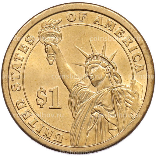 Монета 1 доллар 2007 года (D) США 2-й президент США Джон Адамс