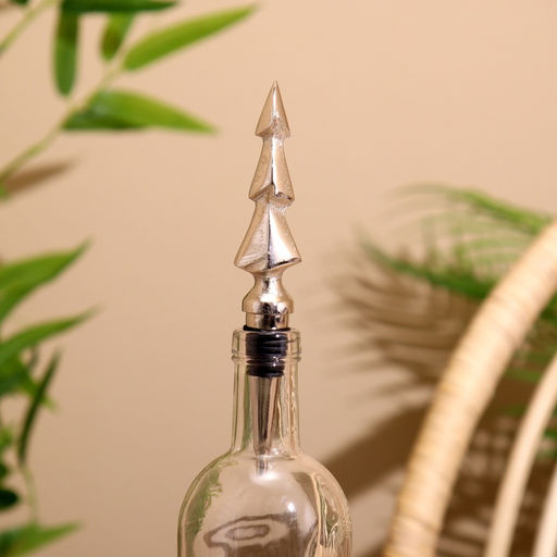 Пробка для бутылки Ёлочка алюминий 3х3х17 см