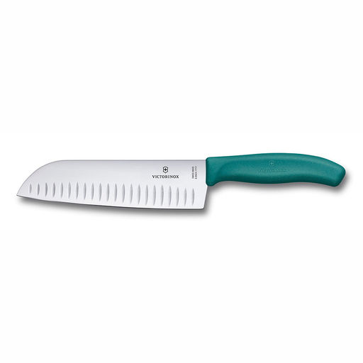 Нож Сантоку Швейцарская классика | Swiss Classic 17 см, рифлёное лезвие VICTORINOX 6.8524.17C1B