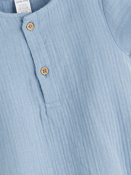 Yakas? D??meli Erkek Bebek ??t??tl? Body