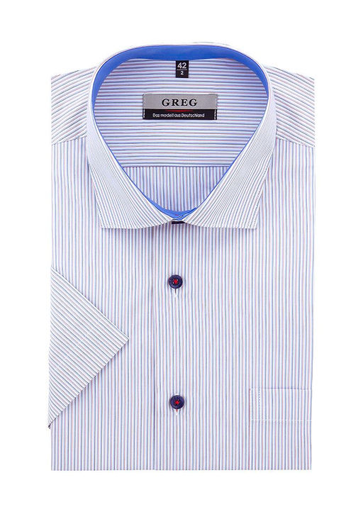 Сорочка мужская короткий рукав GREG 161/109/1102/Z/1  фото 2