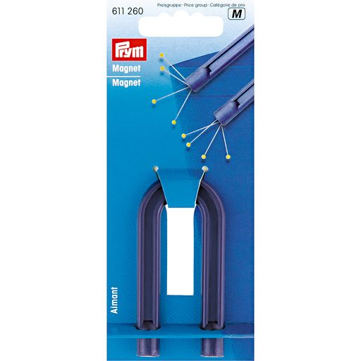 PRYM 611260 Игольница-магнит подковообразная 7 см на подложке с европодвесом фиолетовая