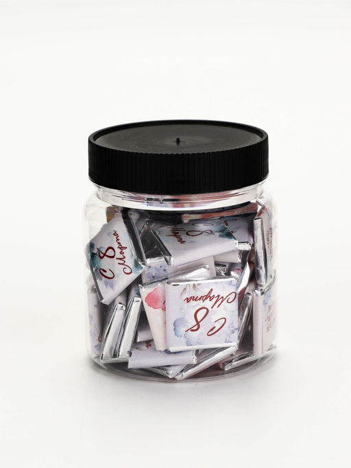 Цена за 45 шт. Шоколад в банке Самой прекрасной. 8 марта, 250 г ( 45 шт. ? 5 г). - Фабрика счастья фото 3