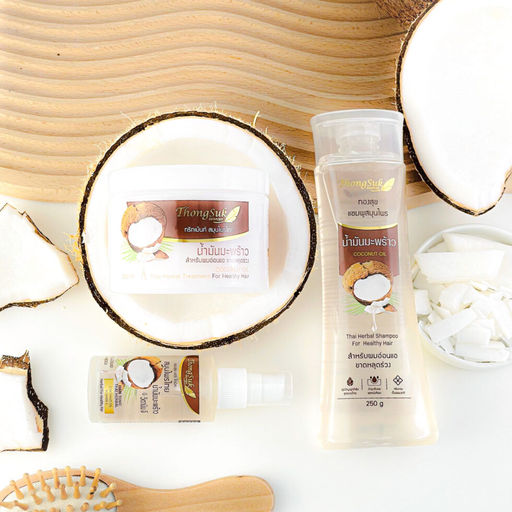 Шампунь Увлажняющий и Оздоравливающий Кокос THONGSUK
250 гр - Тайская лавка фото 2