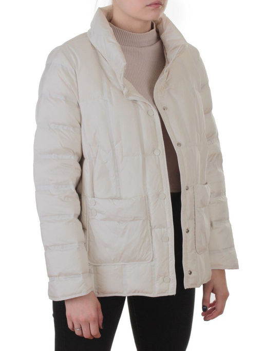 8810 MILK Куртка пуховая облегченная женская (утиный пух) - Fashion фото 8