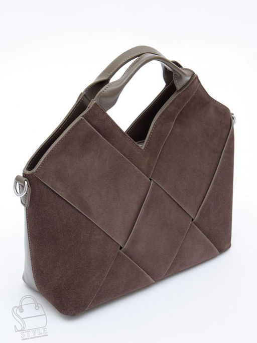Сумка женская кожаная 1133VG gray Vitelli Grassi