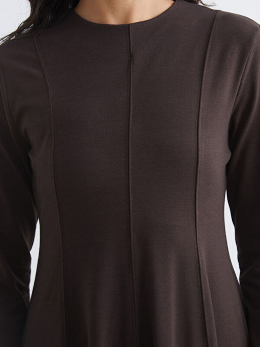 Bisiklet Yaka Klo? Elbise