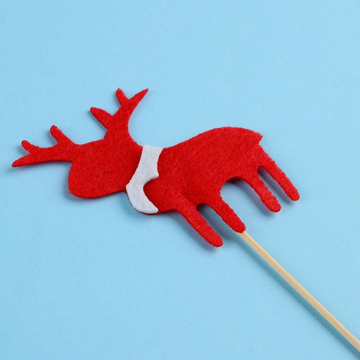 Цена за 2 шт. Шпажки для канапе новогодние Олень, набор 3 шт.