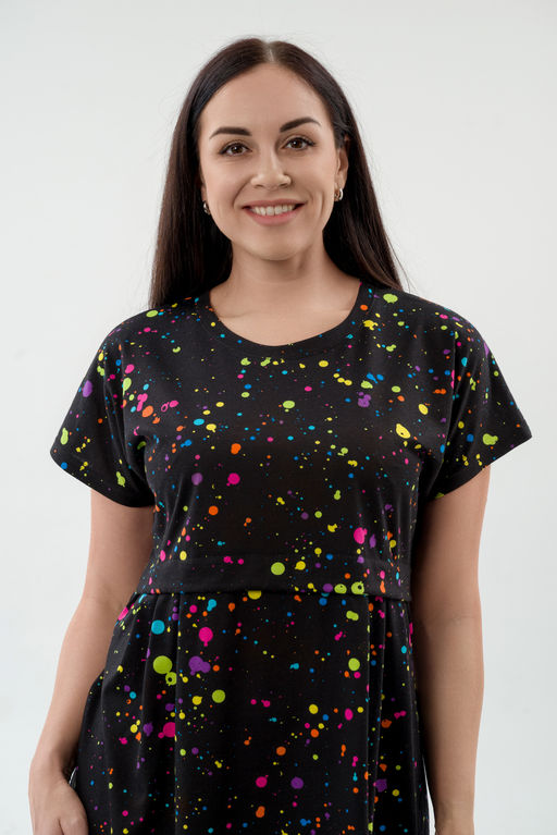 Платье женское из кулирки Миранда акварель - Амадэль фото 7