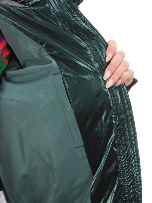 8100 DK. GREEN Пальто женское зимнее JARIUS (200 гр. холлофайбера) - Fashion фото 12