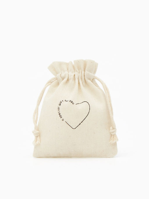 Цена за 50 шт. Мешочек подарочный Нежность лён, 10?12 см, бежевый - Simaland фото 2