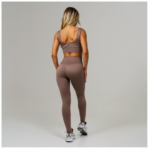 Легинсы женские спортивные ONLYTOP, размер 42-44, бежевые