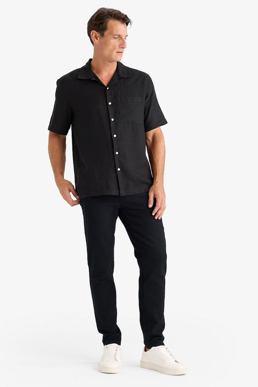 %100 Pamuk Relax Fit Rahat Kesim Yazl_k M_slin K_sa Pa_a Pamuklu Jogger Pantolon