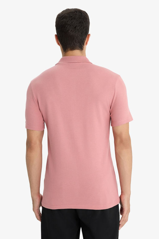Slim Fit Bisiklet Yaka Basic Ti__rt - Defacto фото 6