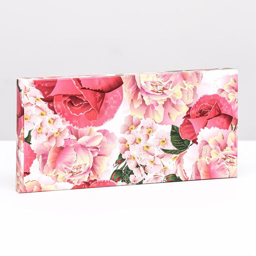 Цена за 5 шт. Подарочная коробка под плитку шоколада, без окна «С 8 марта!», 17×8×1.4 см