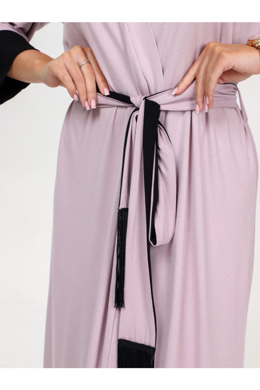 Халат запашной из вискозы арт.Х-32.02 сухая роза - Хороший трикотаж фото 5