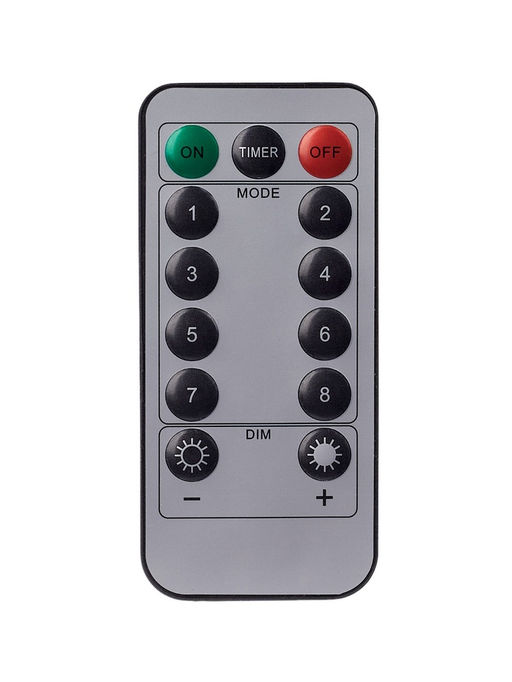 Гирлянда «Нить» 100 м роса, IP44, серебристая нить, 1000 LED, пульт, 36 В, свечение тёплое белое