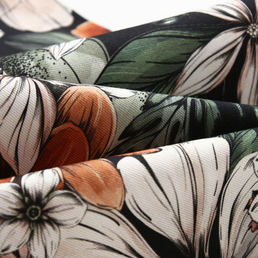 Набор салфеток с декоративными кольцами Этель Meadow flower, 40?40 см - 2 шт., 100% хлопок, саржа