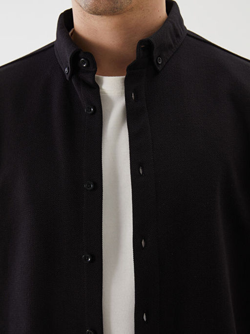 Slim Fit Uzun Kollu Erkek G?mlek