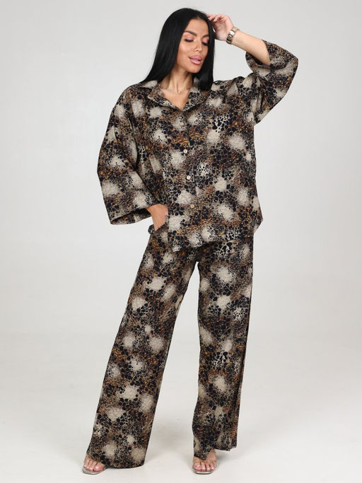 775 ЖЕНСКИЙ КОСТЮМ (брюки) (Черный) - А-дина фото 2