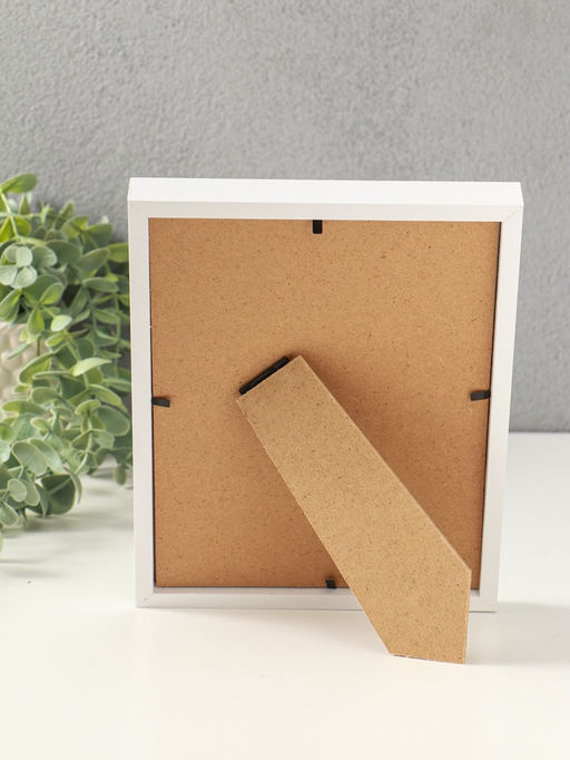 Фоторамка МДФ на 1 фото 15х20 см "Белая классика" 2,5х18х21 см