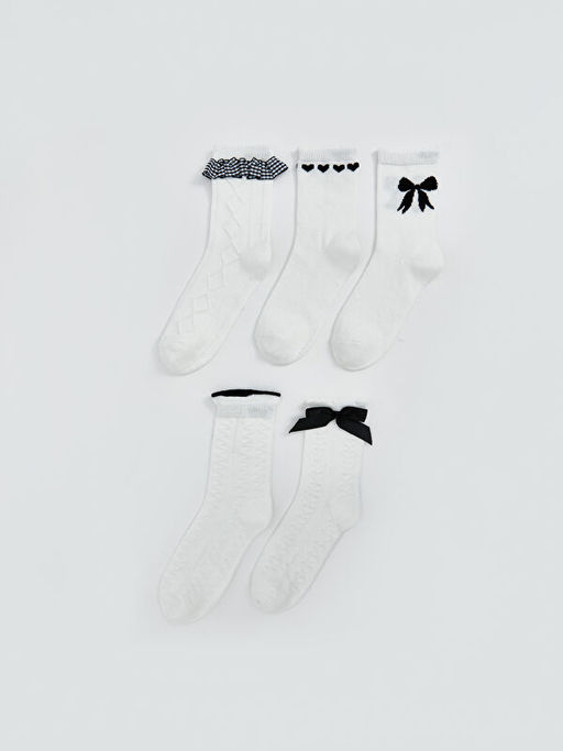 K?z ?ocuk Soket ?orap 5li