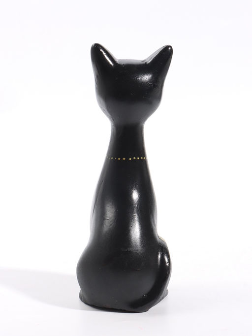 Фигурка "Кошка-Нефертити" 6,5х18 см, чёрный