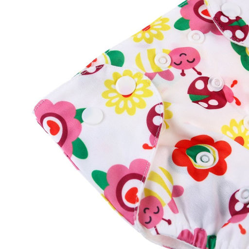 Многоразовый подгузник + 1 вкладыш в комплекте Бабочки - Крошка я фото 13